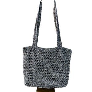 the sak crochet shoulder bag